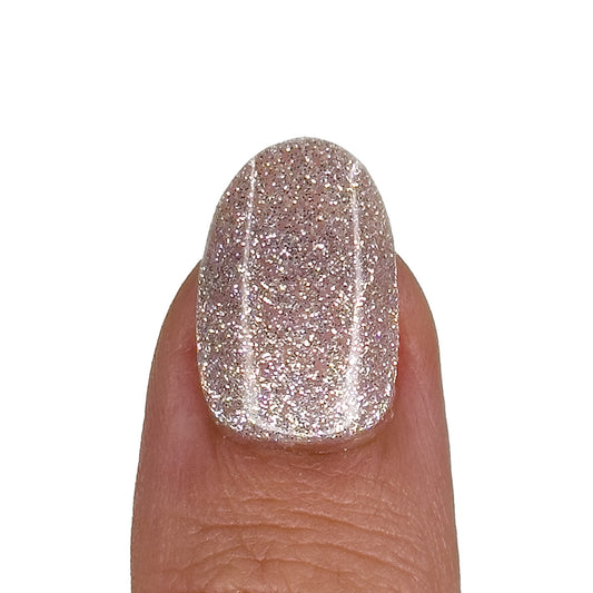 Glitter argento chiaro